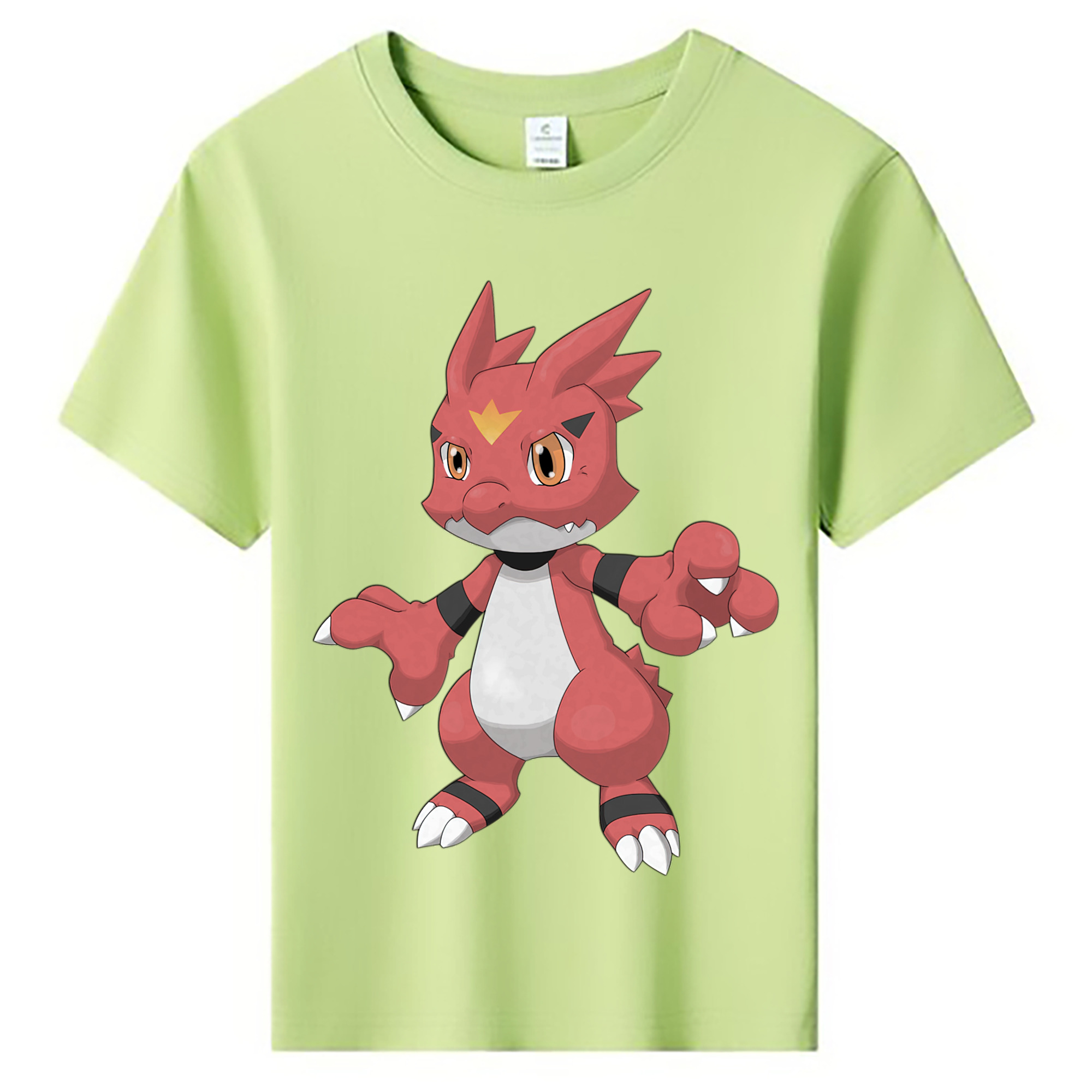 （画像用） Digimon デジタルモンスター/デジモン 綿100％キッズTシャツ（フロントプリント）